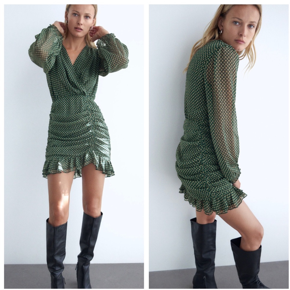 Zara Draped Dress!